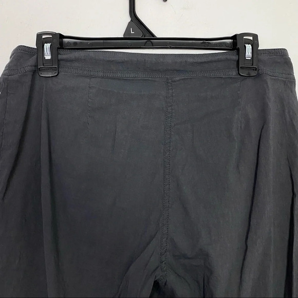 Eileen Fisher Linen Viscose Straight Leg Trousers Pants Slacks Womens 6 Small - Picture 6 of 14